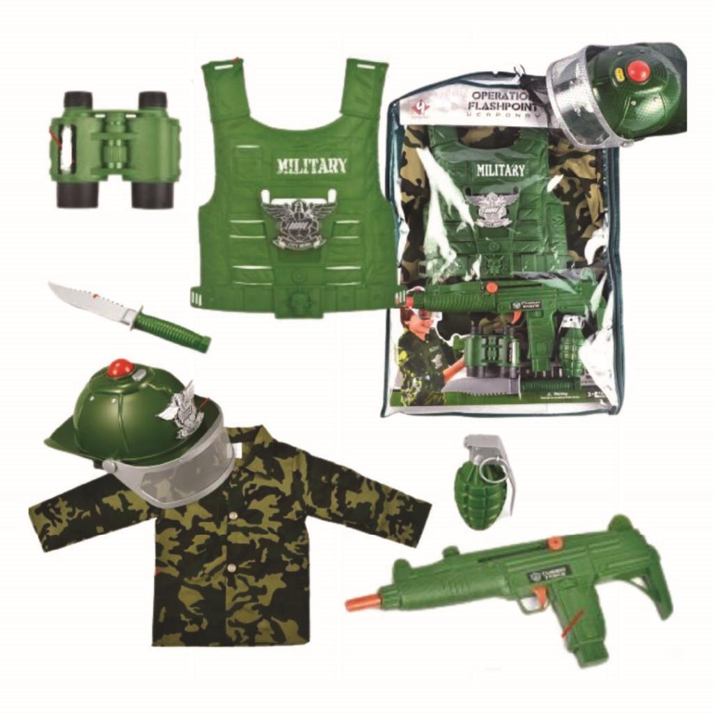 Military Role Play Soldier Set with Accessories